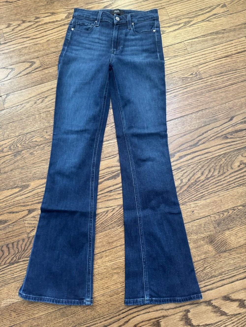 PAIGE High Rise Laurel Canyon Manifesto Bootcut Flare Jeans Size 25